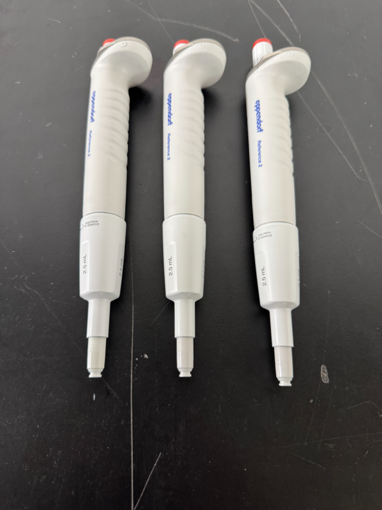 Image of Eppendorf Reference 2 Single Channel Pipettes - Quantity 3